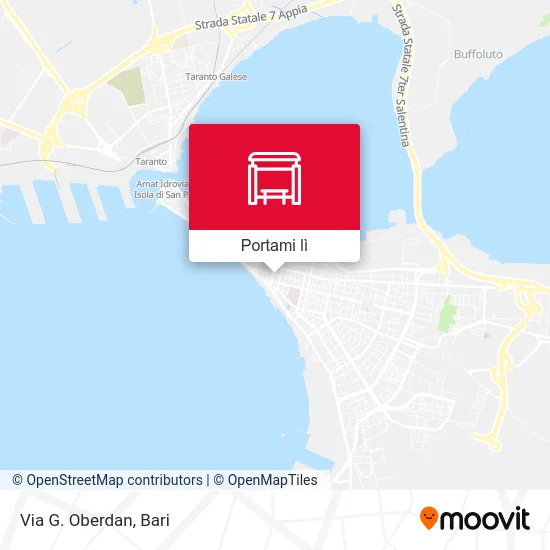 Mappa Via G. Oberdan