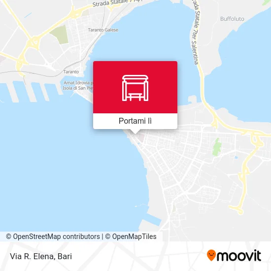 Mappa Via R. Elena