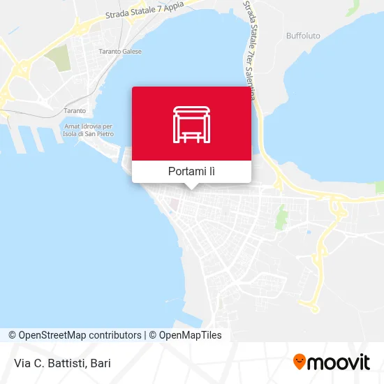 Mappa Via C. Battisti