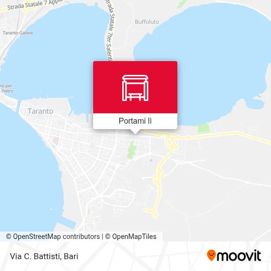 Mappa Via C. Battisti