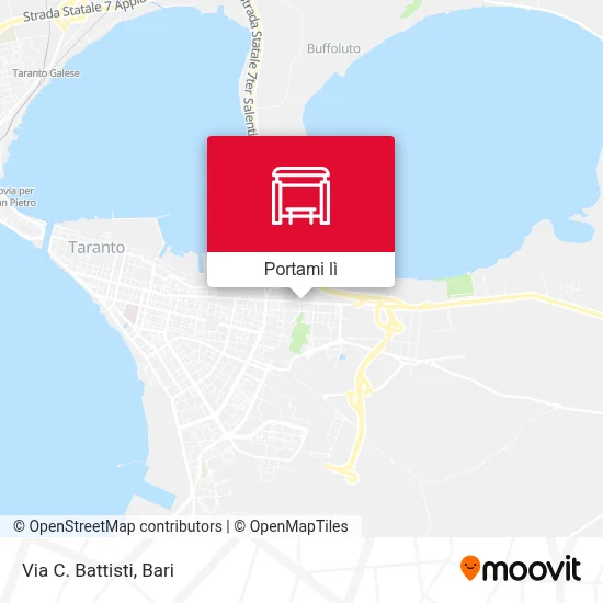 Mappa Via C. Battisti