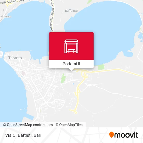 Mappa Via C. Battisti