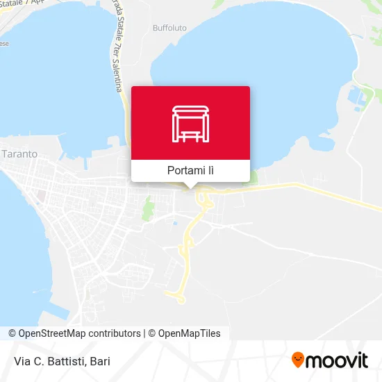 Mappa Via C. Battisti