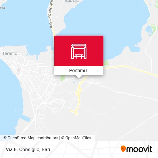 Mappa Via E. Consiglio