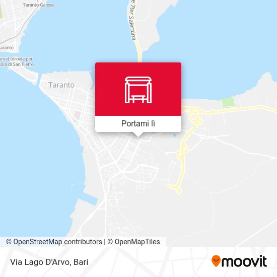 Mappa Via Lago D'Arvo