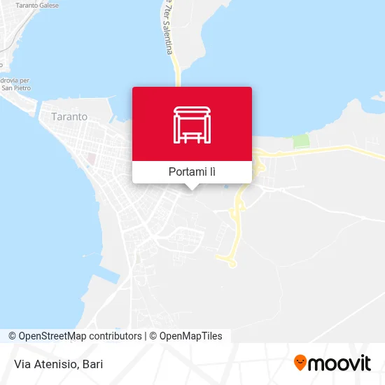 Mappa Via Atenisio