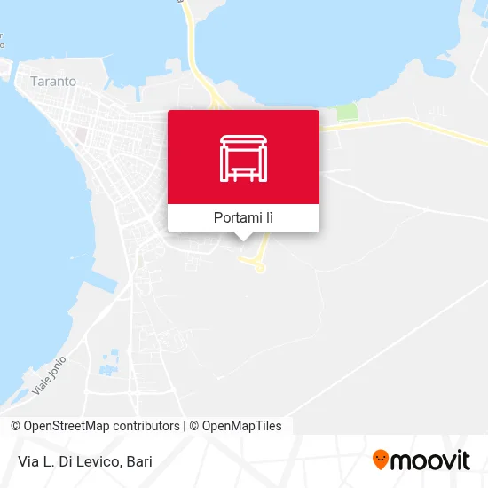 Mappa Via L. Di Levico
