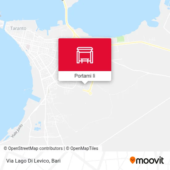 Mappa Via Lago Di Levico