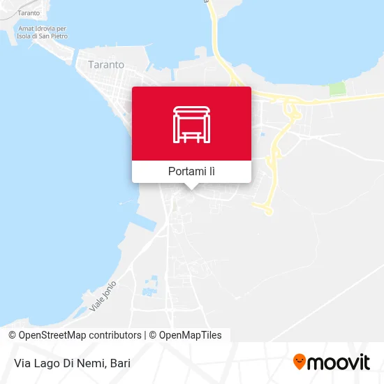 Mappa Via Lago Di Nemi