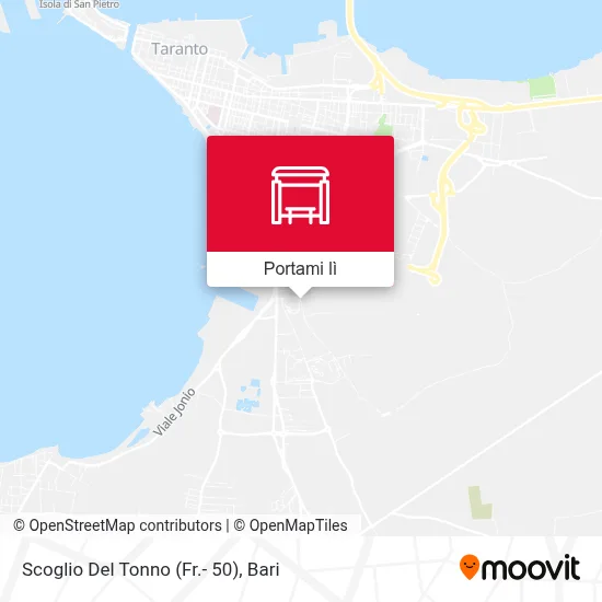 Mappa Scoglio Del Tonno (Fr.- 50)