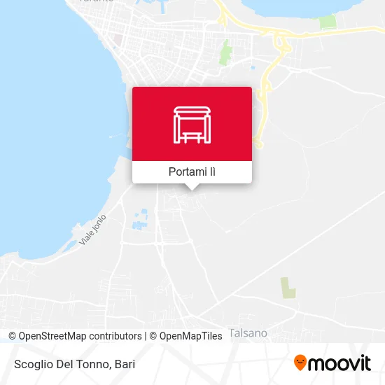 Mappa Scoglio Del Tonno