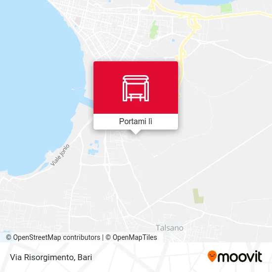 Mappa Via Risorgimento