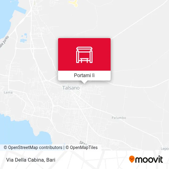 Mappa Via Della Cabina