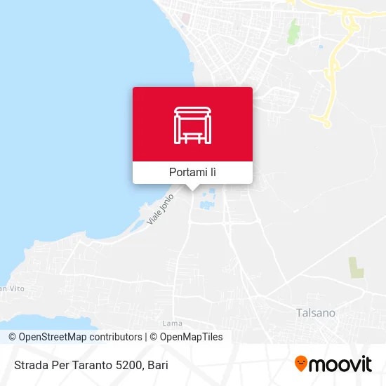 Mappa Strada Per Taranto 5200