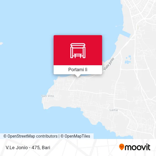 Mappa V.Le Jonio - 475