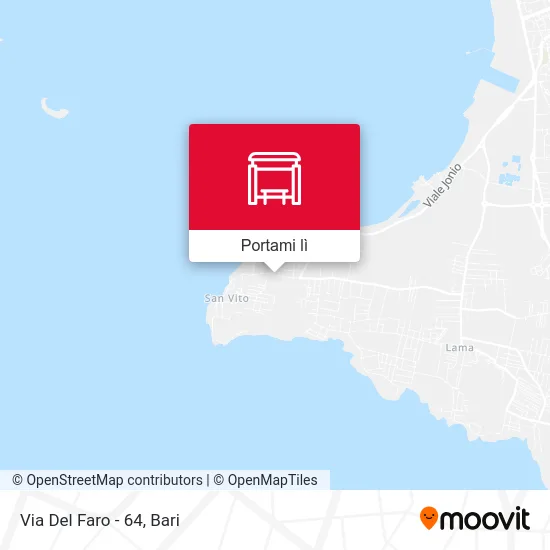 Mappa Via Del Faro - 64