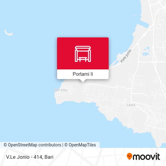 Mappa V.Le Jonio - 414