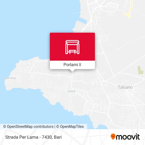 Mappa Strada Per Lama - 7430