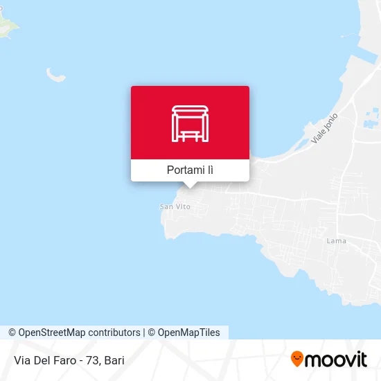 Mappa Via Del Faro - 73