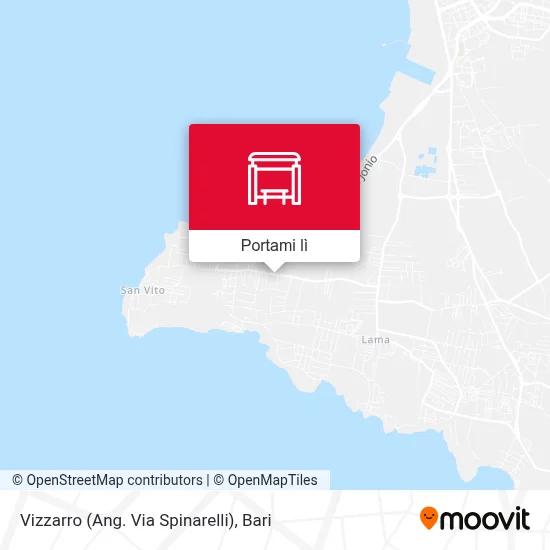 Mappa Vizzarro (Ang. Via Spinarelli)