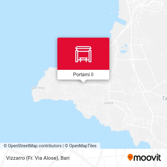 Mappa Vizzarro (Fr. Via Alose)