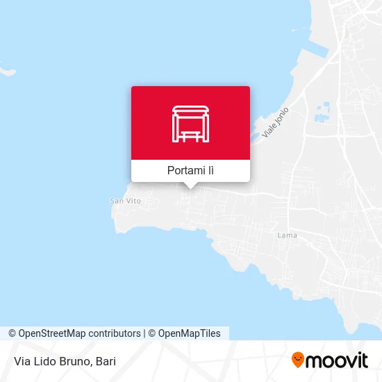 Mappa Via Lido Bruno