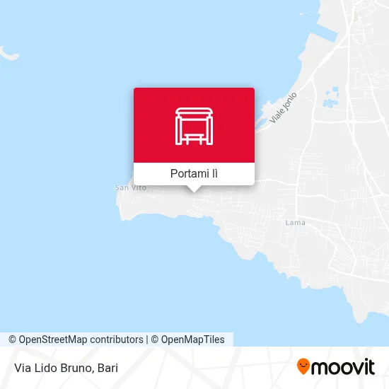 Mappa Via Lido Bruno