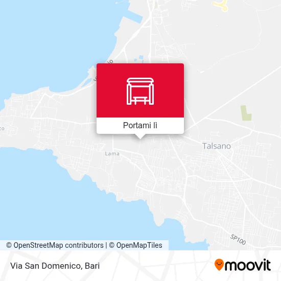 Mappa Via San Domenico