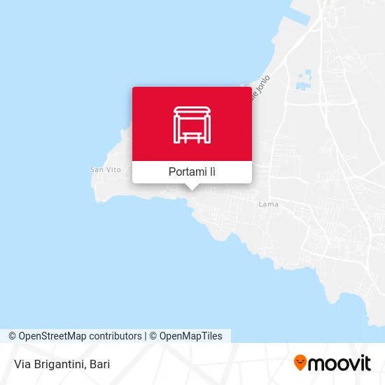 Mappa Via Brigantini