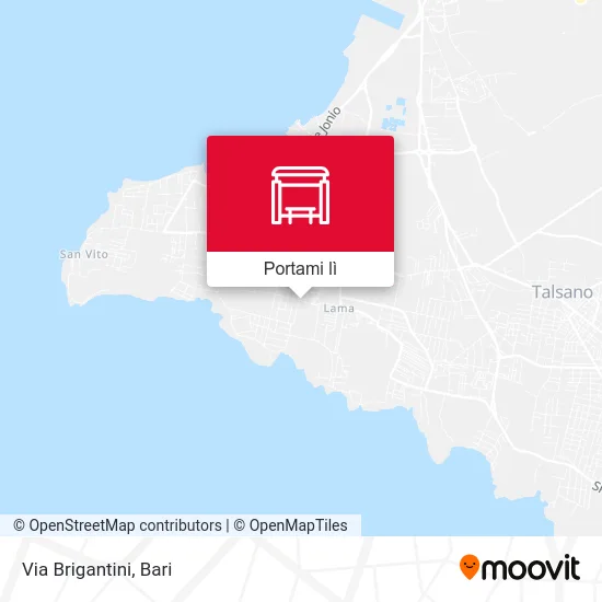 Mappa Via Brigantini