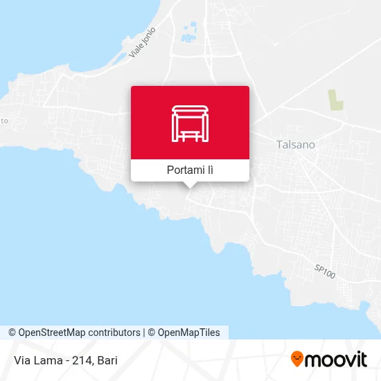 Mappa Via Lama - 214