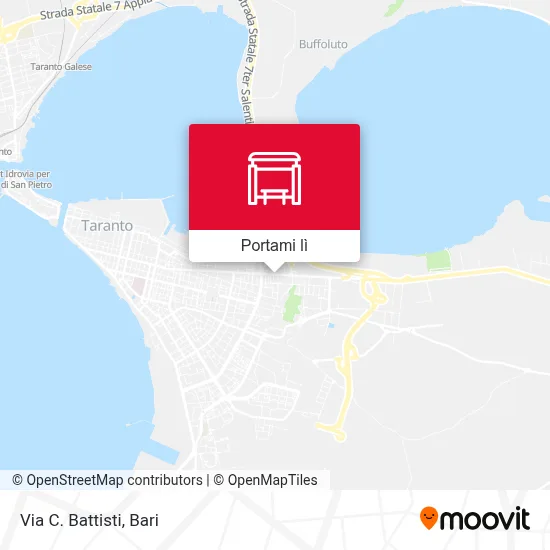 Mappa Via C. Battisti
