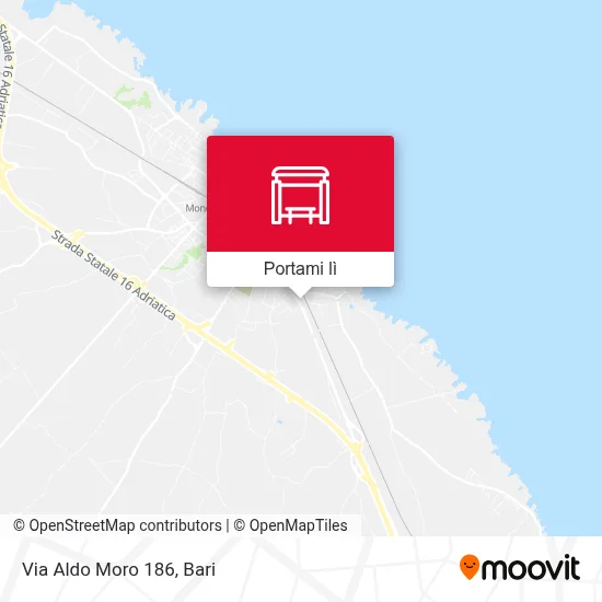 Mappa Via Aldo Moro 186