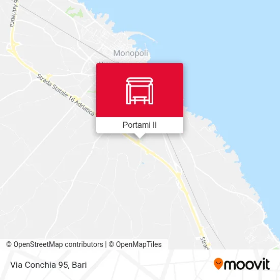 Mappa Via Conchia 95