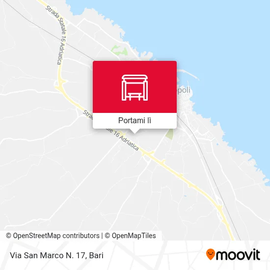 Mappa Via San Marco N. 17