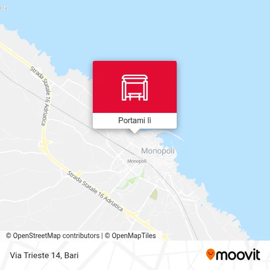 Mappa Via Trieste 14