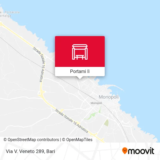 Mappa Via V. Veneto 289