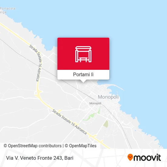 Mappa Via V. Veneto Fronte 243