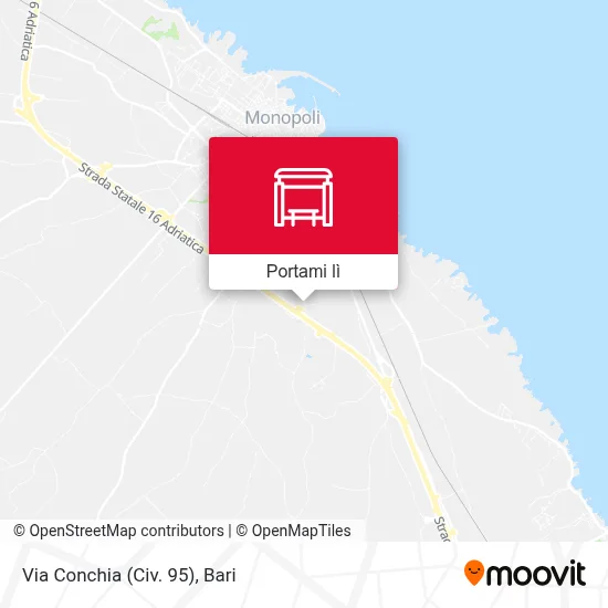 Mappa Via Conchia (Civ. 95)