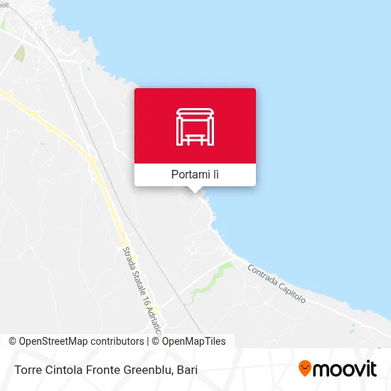 Mappa Torre Cintola Fronte Greenblu