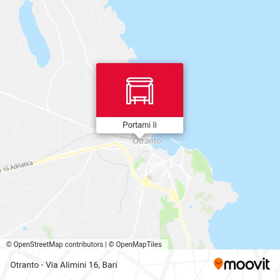 Mappa Otranto - Via Alimini 16
