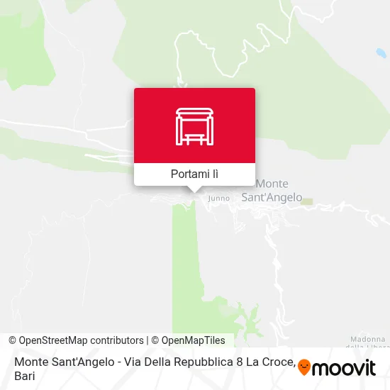 Mappa Monte Sant'Angelo - Via Della Repubblica 8 La Croce
