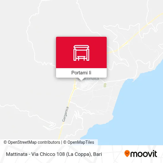 Mappa Mattinata - Via Chicco 108 (La Coppa)