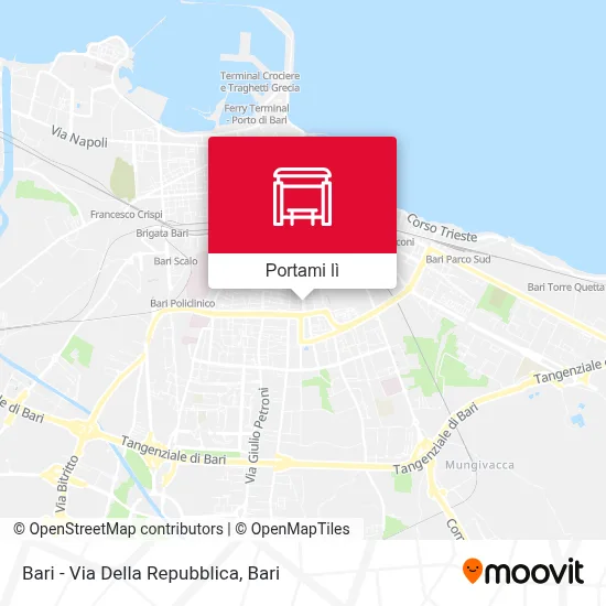 Mappa Bari - Via Della Repubblica