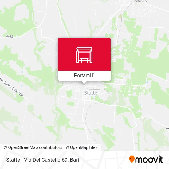 Mappa Statte - Via Del Castello 69