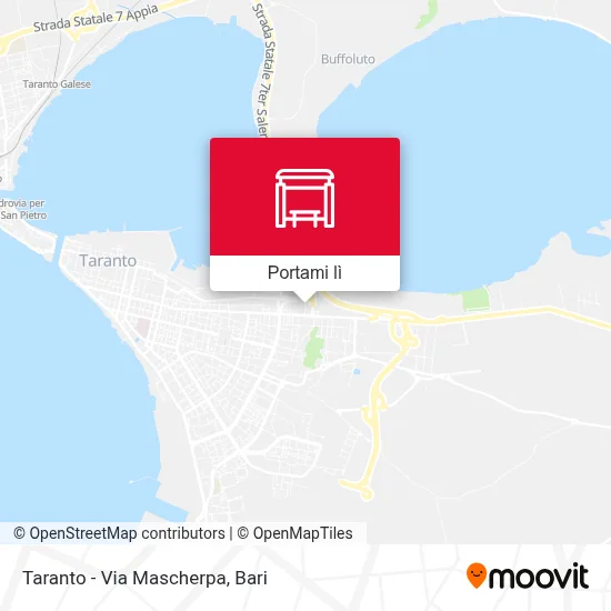 Mappa Taranto - Via Mascherpa