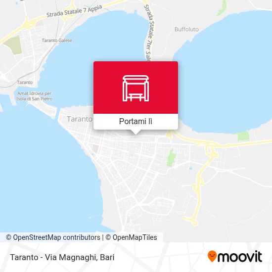 Mappa Taranto - Via Magnaghi
