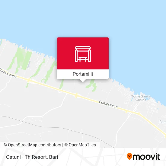 Mappa Ostuni - Th Resort