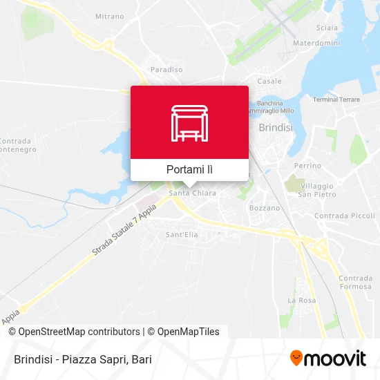 Mappa Brindisi - Piazza Sapri