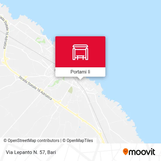 Mappa Via Lepanto N. 57
